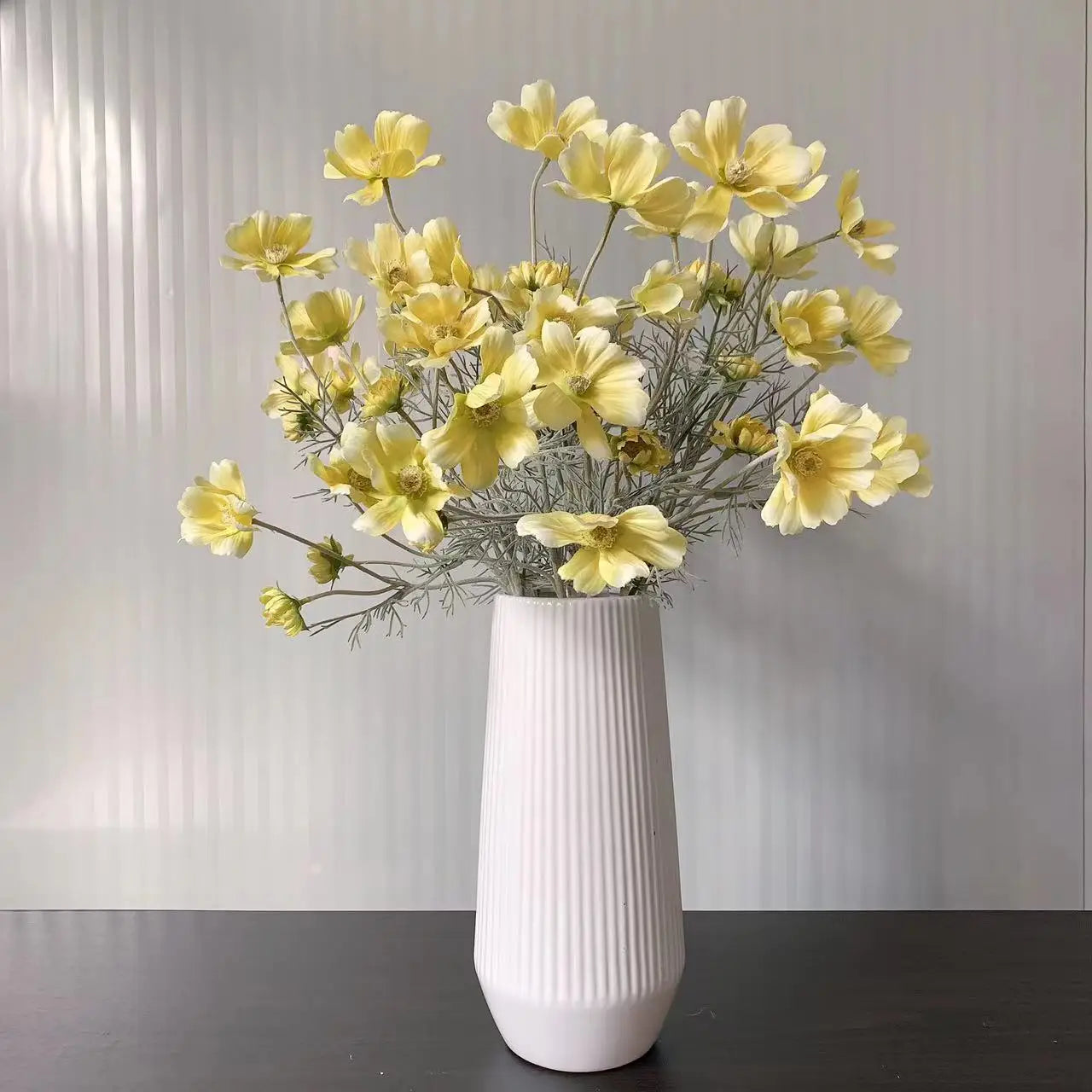 Chamomiles Silk Artificial Flower 60cm Daisy White Fake Flowers Room Wedding Home Table Decorations Party Diy Bouquet Gifts 1PCs