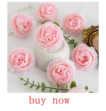 Artificial Flowers Silk Hydrangea Vase for Home Decoration Accessories Wedding Decorative Fake Plants Christmas Garland Material