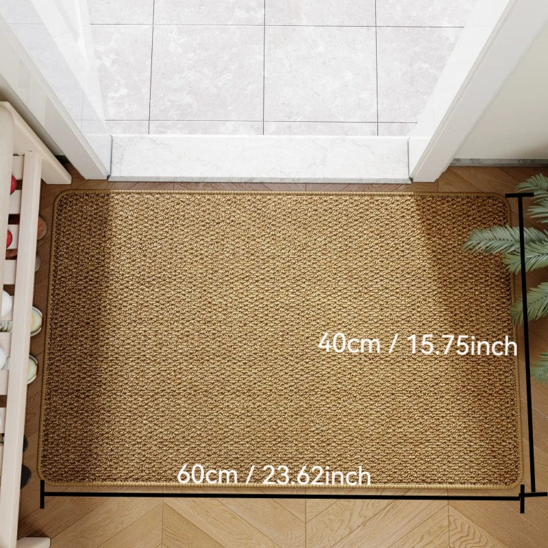 Outdoor Rugs Faux Jute Doormat Effortless Style Durability Every Entrance Floor Carpet Multi-Size 40x60cm/50x80cm/80x120cm