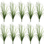 Simulated Small Grass Bushes for Decorating Fake Grasslands Simulating Reeds Onion Grass and Fake Green Plants Home Decoration