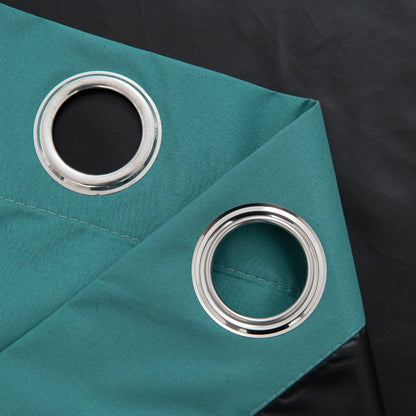 2pcs Modern 100% Blackout Curtain with Coated Lining, Curains for Bedroom, Living Room, Dining Room, Bathroom, Home Decor