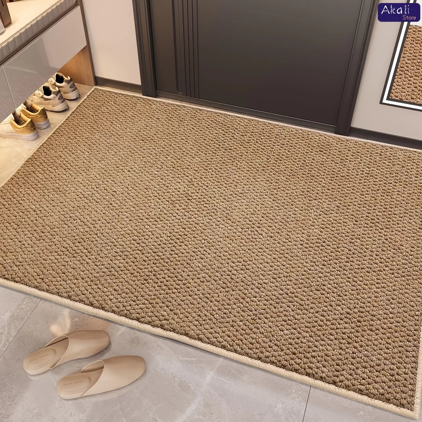 New Absorbent Door Mat Geometric Patterns Stain and Fade Resistant Entrance Welcome Carpet Suitable for Indoor and Outdoor Use